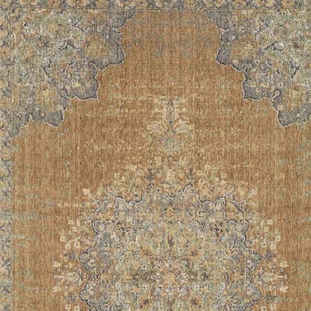 Homeroots 39 x 63 in. Coffee Wool Rug 375292